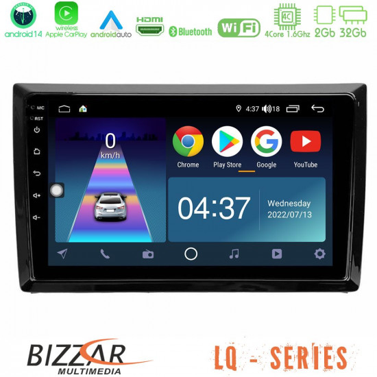 Bizzar LQ Series 4Core Android14 2+32GB VW Beetle Navigation Multimedia Tablet 9 Με Carplay - Android Auto Bizzar LQ Series 4Core Android14 2+32GB VW Beetle Navigation Multimedia Tablet 9 Με Carplay - Android Auto