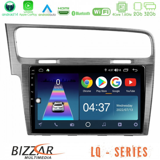 Bizzar LQ Series 4Core Android14 2+32GB VW GOLF 7 Navigation Multimedia Tablet 10 Με Carplay - Android Auto Bizzar LQ Series 4Core Android14 2+32GB VW GOLF 7 Navigation Multimedia Tablet 10 Με Carplay - Android Auto