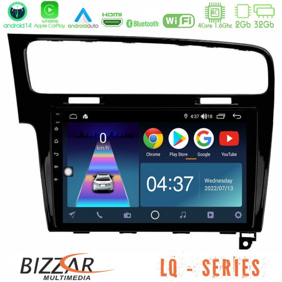 Bizzar LQ Series 4Core Android14 2+32GB VW GOLF 7 Navigation Multimedia Tablet 10 Με Carplay - Android Auto Bizzar LQ Series 4Core Android14 2+32GB VW GOLF 7 Navigation Multimedia Tablet 10 Με Carplay - Android Auto