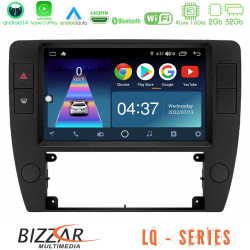 Bizzar LQ Series 4Core Android14 2+32GB VW Passat B5 2001-2005 Navigation Multimedia Tablet 9 Με Carplay - Android Auto