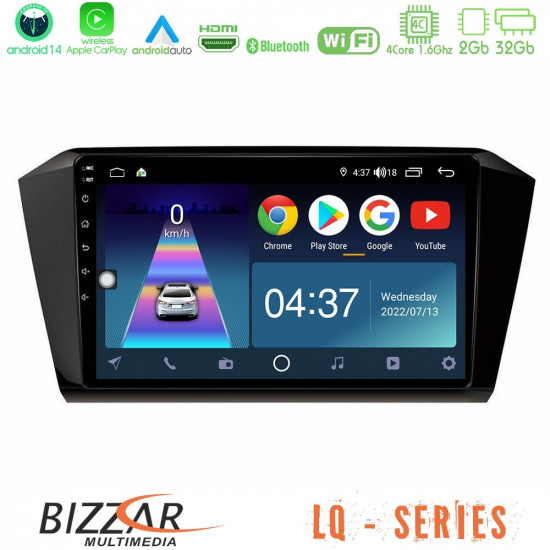 Bizzar LQ Series 4Core Android14 2+32GB VW Passat Navigation Multimedia Tablet 10 Με Carplay - Android Auto Bizzar LQ Series 4Core Android14 2+32GB VW Passat Navigation Multimedia Tablet 10 Με Carplay - Android Auto
