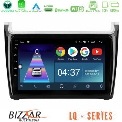 Bizzar LQ Series 4Core Android14 2+32GB Vw Polo Navigation Multimedia Tablet 9 Με Carplay - Android Auto