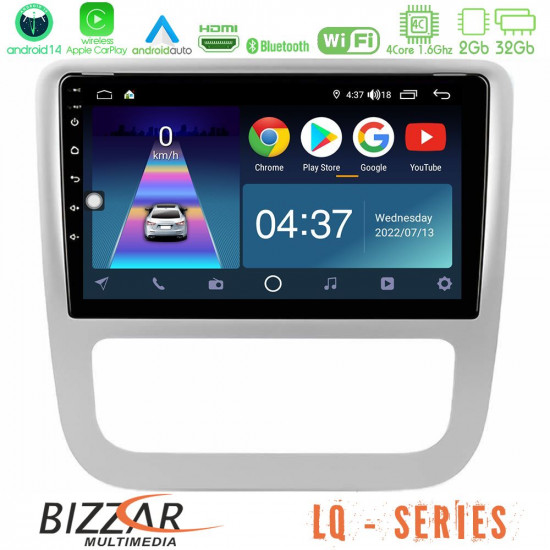 Bizzar LQ Series 4Core Android14 2+32GB VW Scirocco 2008-2014 Navigation Multimedia Tablet 9 Με Carplay - Android Auto Bizzar LQ Series 4Core Android14 2+32GB VW Scirocco 2008-2014 Navigation Multimedia Tablet 9 Με Carplay - Android Auto