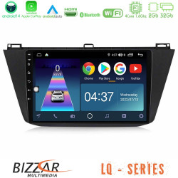 Bizzar LQ Series 4Core Android14 2+32GB Vw Tiguan 2016-2022 Navigation Multimedia Tablet 10? Με Carplay - Android Auto