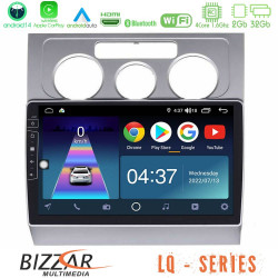 Bizzar LQ Series 4Core Android14 2+32GB VW Touran 2003-2011 Navigation Multimedia Tablet 10 Με Carplay - Android Auto