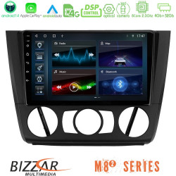 Bizzar M8² Series 8Core Android14 4+32GB BMW 1Series E81/E82/E87/E88 (MANUAL A/C) Navigation Multimedia Tablet 9 Με Carplay - Android Auto Bizzar M8² Series 8Core Android14 4+32GB BMW 1Series E81/E82/E87/E88 (MANUAL A/C) Navigation Multimedia Tablet 9 Με Carplay - Android Auto