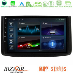 Bizzar M8² Series 8Core Android14 4+32GB  Chevrolet Aveo 2006-2010 Navigation Multimedia Tablet 9 Με Carplay - Android Auto