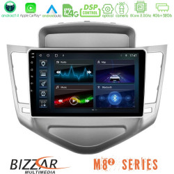 Bizzar M8² Series 8Core Android14 4+32GB Chevrolet Cruze 2009-2012 Navigation Multimedia Tablet 9 Με Carplay - Android Auto Bizzar M8² Series 8Core Android14 4+32GB Chevrolet Cruze 2009-2012 Navigation Multimedia Tablet 9 Με Carplay - Android Auto