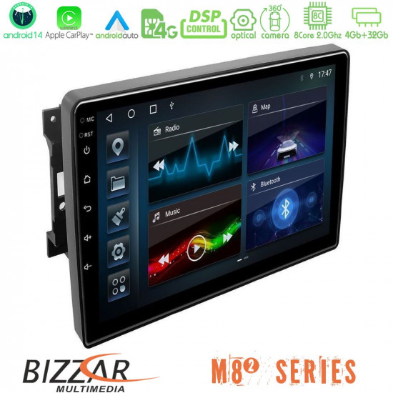 Bizzar M8² Series 8Core Android14 4+32GB Chrysler / Dodge / Jeep Navigation Multimedia Tablet 10 Με Carplay - Android Auto Bizzar M8² Series 8Core Android14 4+32GB Chrysler / Dodge / Jeep Navigation Multimedia Tablet 10 Με Carplay - Android Auto