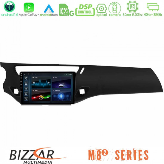 Bizzar M8² Series 8Core Android14 4+32GB Citroen C3 2009-2016 Navigation Multimedia Tablet 9 Με Carplay - Android Auto (Μαύρο γυαλιστερό) Bizzar M8² Series 8Core Android14 4+32GB Citroen C3 2009-2016 Navigation Multimedia Tablet 9 Με Carplay - Android Auto (Μαύρο γυαλιστερό)