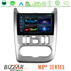 Bizzar M8² Series 8Core Android14 4+32GB Dacia Duster/Sandero/Logan Navigation Multimedia Tablet 9 Με Carplay - Android Auto Bizzar M8² Series 8Core Android14 4+32GB Dacia Duster/Sandero/Logan Navigation Multimedia Tablet 9 Με Carplay - Android Auto