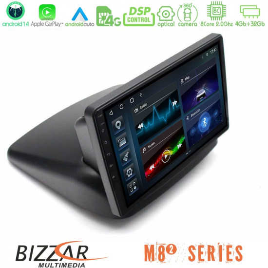 Bizzar M8² Series 8Core Android14 4+32GB Fiat Doblo 2002-2009 Navigation Multimedia Tablet 9 Με Carplay - Android Auto Bizzar M8² Series 8Core Android14 4+32GB Fiat Doblo 2002-2009 Navigation Multimedia Tablet 9 Με Carplay - Android Auto