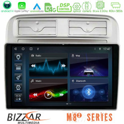 Bizzar M8² Series 8Core Android14 4+32GB Fiat Grande Punto 2006-2011 Navigation Multimedia Tablet 9 Με Carplay - Android Auto Bizzar M8² Series 8Core Android14 4+32GB Fiat Grande Punto 2006-2011 Navigation Multimedia Tablet 9 Με Carplay - Android Auto