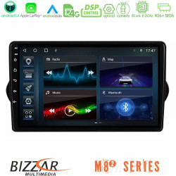 Bizzar M8² Series 8Core Android14 4+32GB Fiat Tipo 2015-2022 (Hatchback) Navigation Multimedia Tablet 9 Με Carplay - Android Auto Bizzar M8² Series 8Core Android14 4+32GB Fiat Tipo 2015-2022 (Hatchback) Navigation Multimedia Tablet 9 Με Carplay - Android Auto