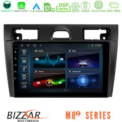 Bizzar M8² Series 8Core Android14 4+32GB Ford Fiesta/Fusion Navigation Multimedia Tablet 9 Με Carplay - Android Auto Bizzar M8² Series 8Core Android14 4+32GB Ford Fiesta/Fusion Navigation Multimedia Tablet 9 Με Carplay - Android Auto