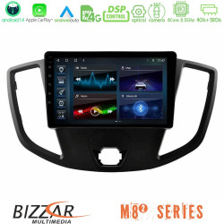 Bizzar M8² Series 8Core Android14 4+32GB  Ford Transit 2014-> Navigation Multimedia Tablet 9 Με Carplay - Android Auto