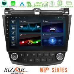 Bizzar M8² Series 8Core Android14 4+32GB  Honda Accord 2002-2008 Navigation Multimedia Tablet 10 Με Carplay - Android Auto