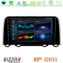 Bizzar M8² Series 8Core Android14 4+32GB Honda CR-V 2019-gt; Navigation Multimedia Tablet 10 Με Carplay - Android Auto Bizzar M8² Series 8Core Android14 4+32GB Honda CR-V 2019-gt; Navigation Multimedia Tablet 10 Με Carplay - Android Auto