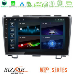 Bizzar M8² Series 8Core Android14 4+32GB  Honda CRV Navigation Multimedia Tablet 9 Με Carplay - Android Auto