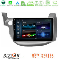 Bizzar M8² Series 8Core Android14 4+32GB  Honda Jazz 2009-2013 Navigation Multimedia Tablet 10 Με Carplay - Android Auto