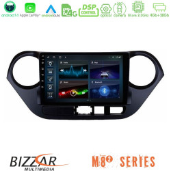Bizzar M8² Series 8Core Android14 4+32GB Hyundai i10 2014-2020 Navigation Multimedia Tablet 9 Με Carplay - Android Auto Bizzar M8² Series 8Core Android14 4+32GB Hyundai i10 2014-2020 Navigation Multimedia Tablet 9 Με Carplay - Android Auto