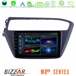 Bizzar M8² Series 8Core Android14 4+32GB  Hyundai i20 2018-2020 Navigation Multimedia Tablet 9 Με Carplay - Android Auto