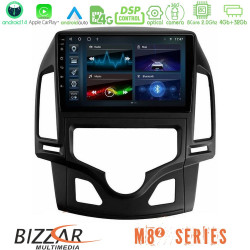 Bizzar M8² Series 8Core Android14 4+32GB Hyundai i30 2007-2012 Auto A/C Navigation Multimedia Tablet 9 Με Carplay - Android Auto Bizzar M8² Series 8Core Android14 4+32GB Hyundai i30 2007-2012 Auto A/C Navigation Multimedia Tablet 9 Με Carplay - Android Auto
