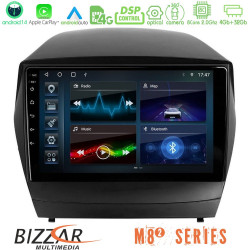 Bizzar M8² Series 8Core Android14 4+32GB Hyundai IX35 Auto A/C Navigation Multimedia Tablet 9 Με Carplay - Android Auto Bizzar M8² Series 8Core Android14 4+32GB Hyundai IX35 Auto A/C Navigation Multimedia Tablet 9 Με Carplay - Android Auto