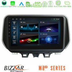 Bizzar M8² Series 8Core Android14 4+32GB Hyundai Tucson 2019-gt; Navigation Multimedia Tablet 9 Με Carplay - Android Auto Bizzar M8² Series 8Core Android14 4+32GB Hyundai Tucson 2019-gt; Navigation Multimedia Tablet 9 Με Carplay - Android Auto