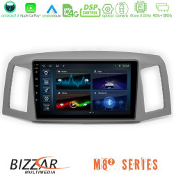 Bizzar M8² Series 8Core Android14 4+32GB Jeep Grand Cherokee 2005-2007 Navigation Multimedia Tablet 10 Με Carplay - Android Auto Bizzar M8² Series 8Core Android14 4+32GB Jeep Grand Cherokee 2005-2007 Navigation Multimedia Tablet 10 Με Carplay - Android Auto