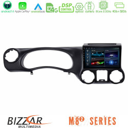 Bizzar M8² Series 8Core Android14 4+32GB Jeep Wrangler 2011-2014 Navigation Multimedia Tablet 9 Με Carplay - Android Auto Bizzar M8² Series 8Core Android14 4+32GB Jeep Wrangler 2011-2014 Navigation Multimedia Tablet 9 Με Carplay - Android Auto