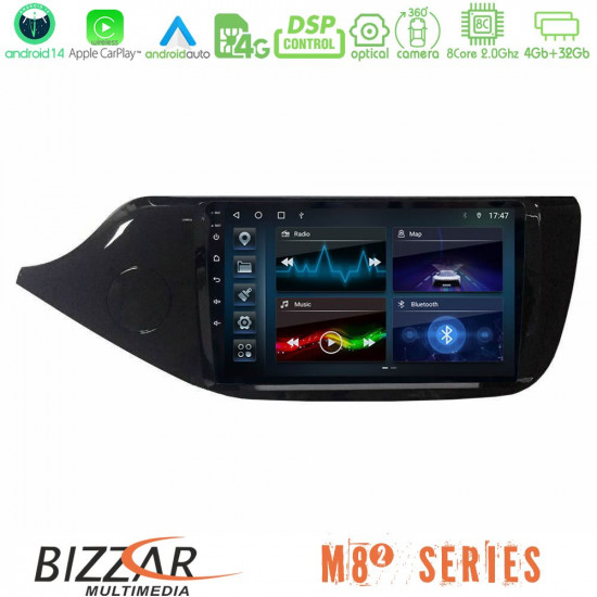 Bizzar M8² Series 8Core Android14 4+32GB Kia Ceed 2013-2017 Navigation Multimedia Tablet 9 Με Carplay - Android Auto Bizzar M8² Series 8Core Android14 4+32GB Kia Ceed 2013-2017 Navigation Multimedia Tablet 9 Με Carplay - Android Auto
