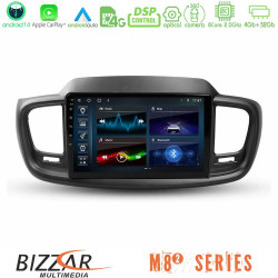 Bizzar M8² Series 8Core Android14 4+32GB Kia Sorento 2018-2021 Navigation Multimedia Tablet 9 Με Carplay - Android Auto Bizzar M8² Series 8Core Android14 4+32GB Kia Sorento 2018-2021 Navigation Multimedia Tablet 9 Με Carplay - Android Auto