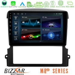 Bizzar M8² Series 8Core Android14 4+32GB  Kia Sorento Navigation Multimedia Tablet 9 Με Carplay - Android Auto