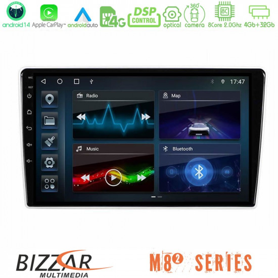 Bizzar M8² Series 8Core Android14 4+32GB Kia Sportage 2005-2008 Navigation Multimedia Tablet 9? Με Carplay - Android Auto Bizzar M8² Series 8Core Android14 4+32GB Kia Sportage 2005-2008 Navigation Multimedia Tablet 9? Με Carplay - Android Auto