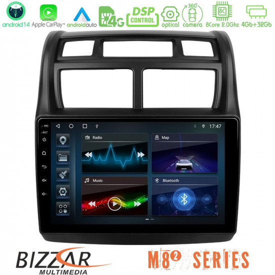 Bizzar M8² Series 8Core Android14 4+32GB Kia Sportage 2008-2011 Navigation Multimedia Tablet 9 Με Carplay - Android Auto Bizzar M8² Series 8Core Android14 4+32GB Kia Sportage 2008-2011 Navigation Multimedia Tablet 9 Με Carplay - Android Auto