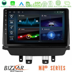 Bizzar M8² Series 8Core Android14 4+32GB  Mazda 2 2014-2021 Navigation Multimedia Tablet 9  Με Carplay - Android Auto