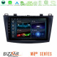 Bizzar M8² Series 8Core Android14 4+32GB  Mazda 3 2009-2014 Navigation Multimedia Tablet 9 Με Carplay - Android Auto