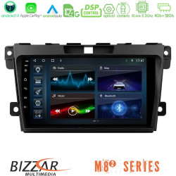 Bizzar M8² Series 8Core Android14 4+32GB  Mazda CX-7 2007-2011 Navigation Multimedia Tablet 9 Με Carplay - Android Auto