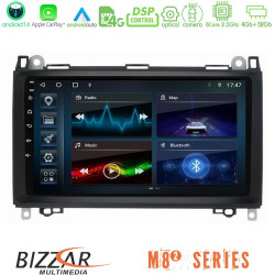 Bizzar M8² Series 8Core Android14 4+32GB  Mercedes A/B/Vito/Sprinter Class Navigation Multimedia Tablet 9 Με Carplay - Android Auto