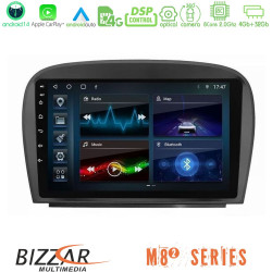 Bizzar M8² Series 8Core Android14 4+32GB  Mercedes SL Class 2005-2011 Navigation Multimedia Tablet 9 Με Carplay - Android Auto