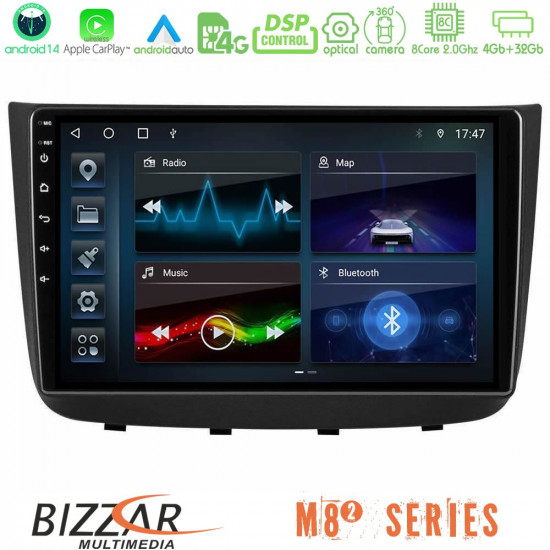 Bizzar M8² Series 8Core Android14 4+32GB Mercedes Vito/Viano 2003-2006 Navigation Multimedia Tablet 10? Με Carplay - Android Auto Bizzar M8² Series 8Core Android14 4+32GB Mercedes Vito/Viano 2003-2006 Navigation Multimedia Tablet 10? Με Carplay - Android Auto