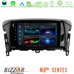 Bizzar M8² Series 8Core Android14 4+32GB  Mitsubishi Eclipse Cross Navigation Multimedia Tablet 9 Με Carplay - Android Auto