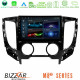 Bizzar M8² Series 8Core Android14 4+32GB  Mitsubishi L200 2016-gt; -amp; Fiat Fullback (Manual A/C) Navigation Multimedia Tablet 9 Με Carplay - Android Auto
