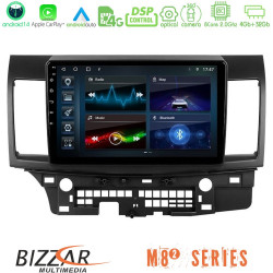 Bizzar M8² Series 8Core Android14 4+32GB Mitsubishi Lancer 2008 – 2015 Navigation Multimedia Tablet 10 Με Carplay - Android Auto Bizzar M8² Series 8Core Android14 4+32GB Mitsubishi Lancer 2008 – 2015 Navigation Multimedia Tablet 10 Με Carplay - Android Auto