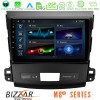 Bizzar M8² Series 8Core Android14 4+32GB  Mitsubishi Outlander/Citroen C-Crosser/Peugeot 4007 Navigation Multimedia Tablet 9 Με Carplay - Android Auto