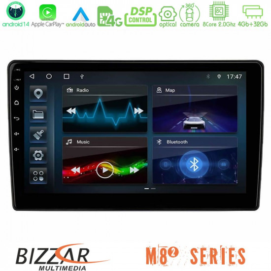 Bizzar M8² Series 8Core Android14 4+32GB Navigation Multimedia Tablet 10 Με Carplay - Android Auto Bizzar M8² Series 8Core Android14 4+32GB Navigation Multimedia Tablet 10 Με Carplay - Android Auto
