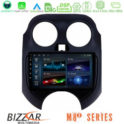 Bizzar M8² Series 8Core Android14 4+32GB Nissan Micra 2011-2014 Navigation Multimedia Tablet 9 Με Carplay - Android Auto Bizzar M8² Series 8Core Android14 4+32GB Nissan Micra 2011-2014 Navigation Multimedia Tablet 9 Με Carplay - Android Auto