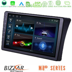 Bizzar M8² Series 8Core Android14 4+32GB Nissan Navara D40 Navigation Multimedia Tablet 9 Με Carplay - Android Auto Bizzar M8² Series 8Core Android14 4+32GB Nissan Navara D40 Navigation Multimedia Tablet 9 Με Carplay - Android Auto