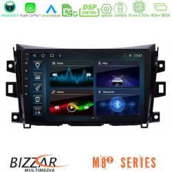 Bizzar M8² Series 8Core Android14 4+32GB  Nissan Navara NP300 Navigation Multimedia Tablet 9 Με Carplay - Android Auto
